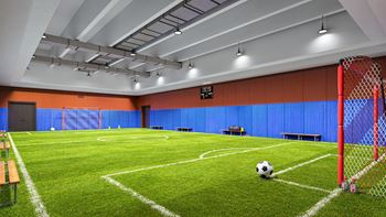 Indoor soccer field